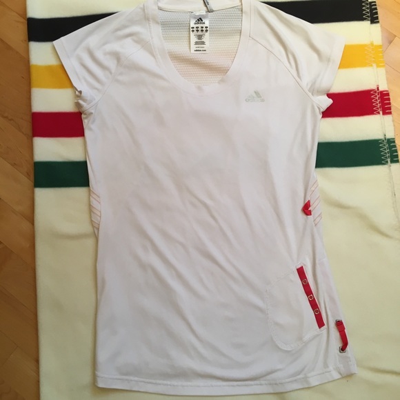 Adidas Clima365 White Running Top - Picture 2 of 5